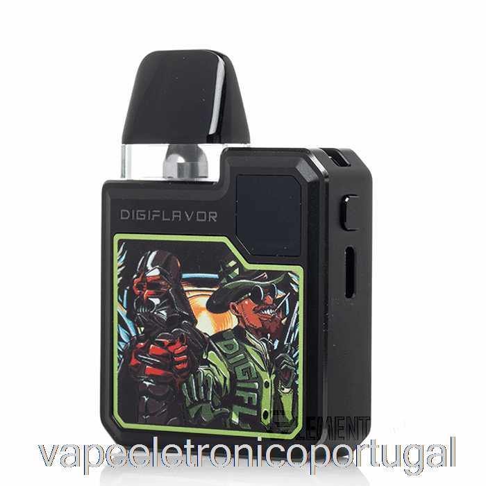 Vape Eletrônico Geek Vape Digi Q Pod Sistema Guerreiro Preto
